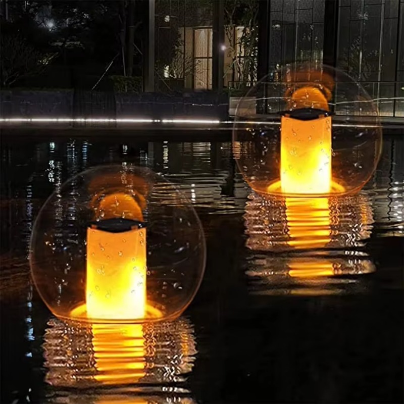 Pool Light Solar Rechargeable - Waterproof Solar Rechargeable Floating Pool Light