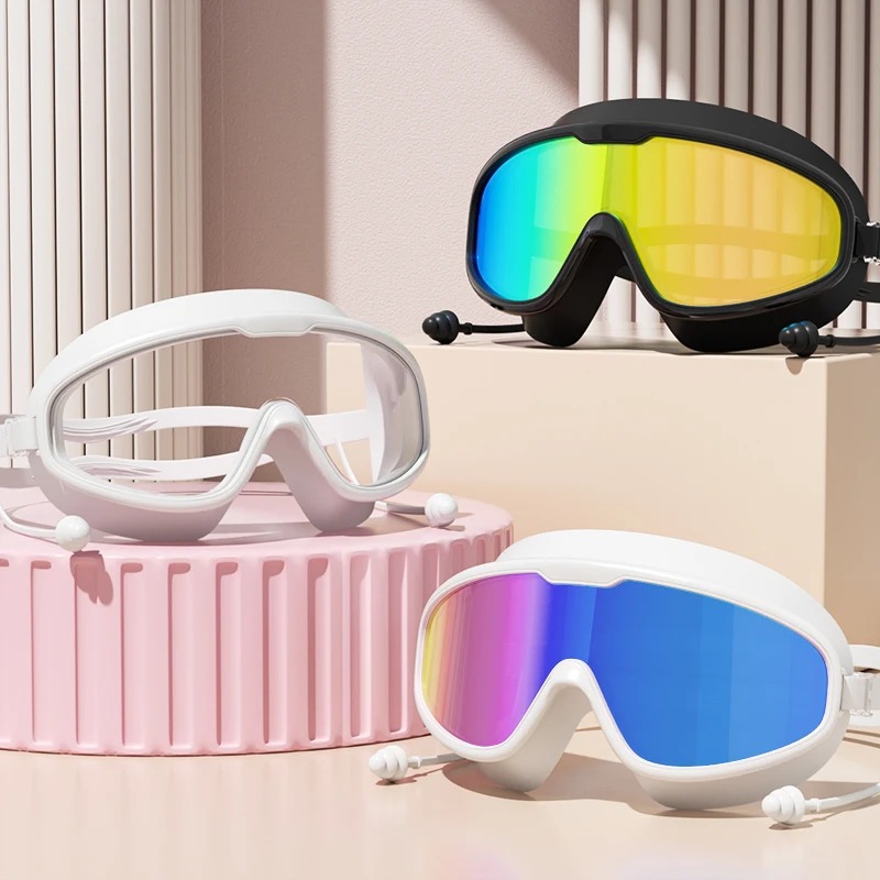 Swim Goggles Anti Fog Uv - Swimming Goggles Big Frame Swimming Goggles
