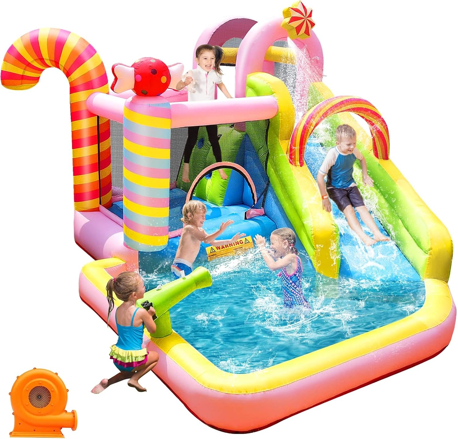 Water Slide Inflatable - Inflatable Bounce House for Big Kids