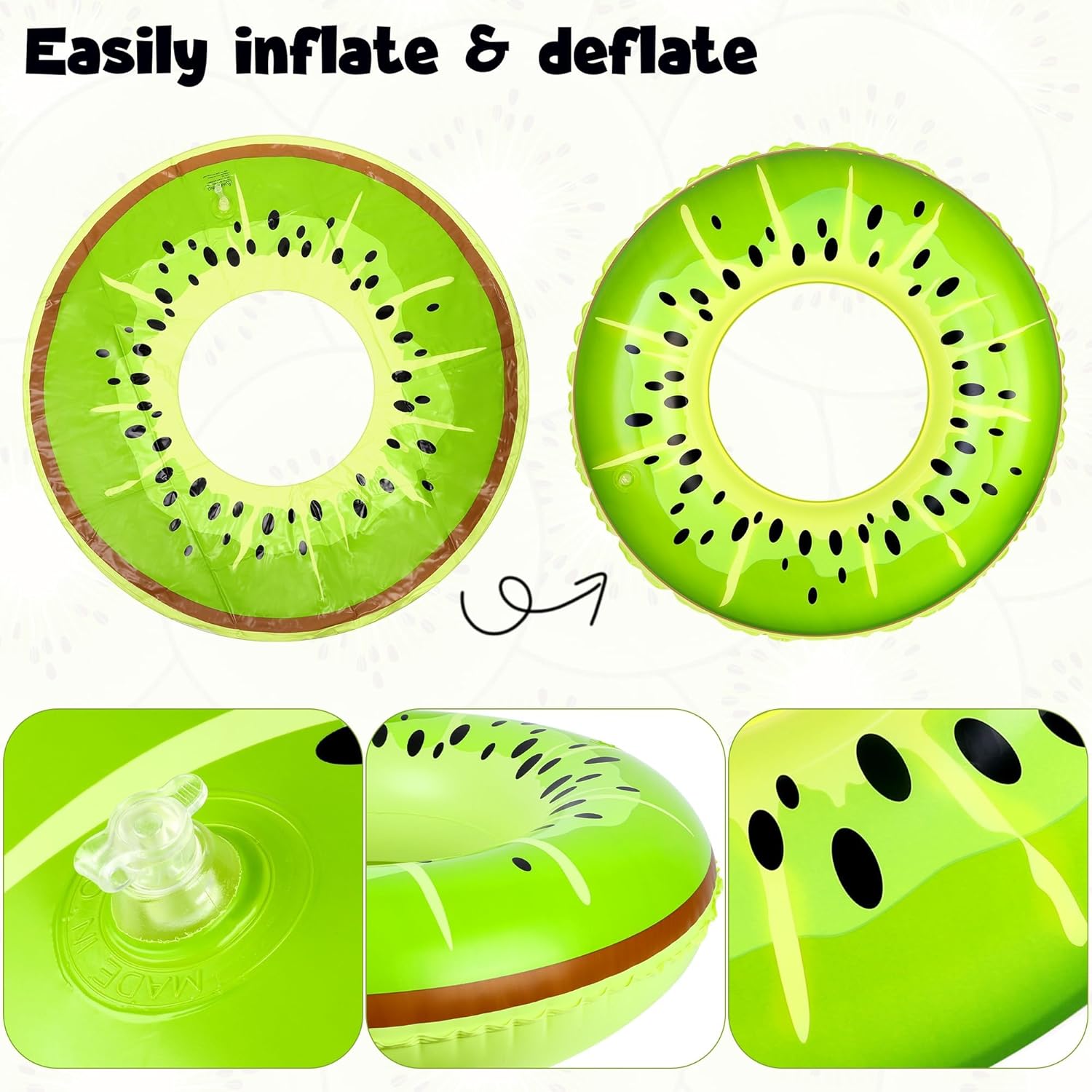 8 Pack Inflatable Pool Rings S - đánh giá và giá Pool Float Ring Inflatable