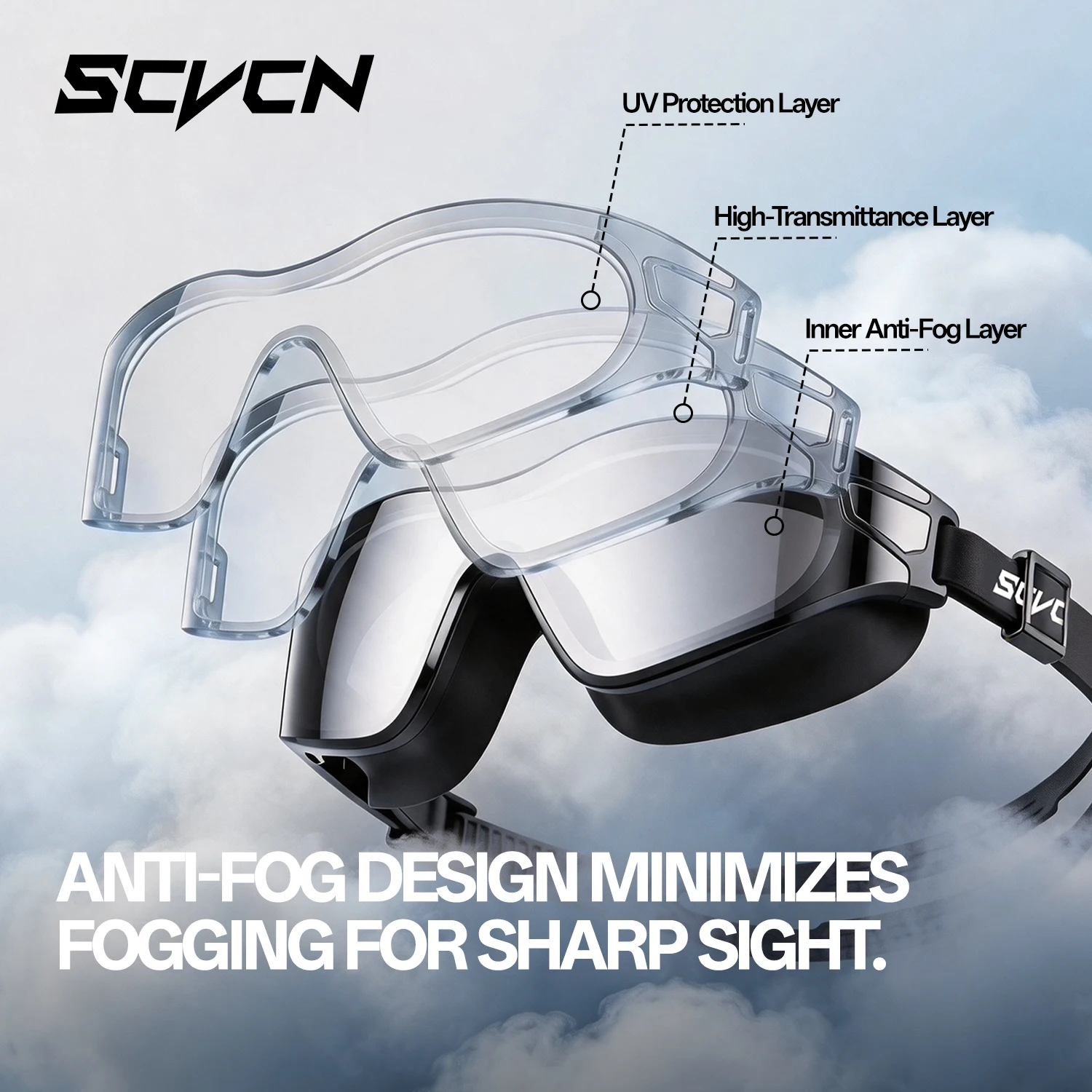 SCVCN Men indoor Professional  - đánh giá và giá Swim Goggles Anti Fog Uv