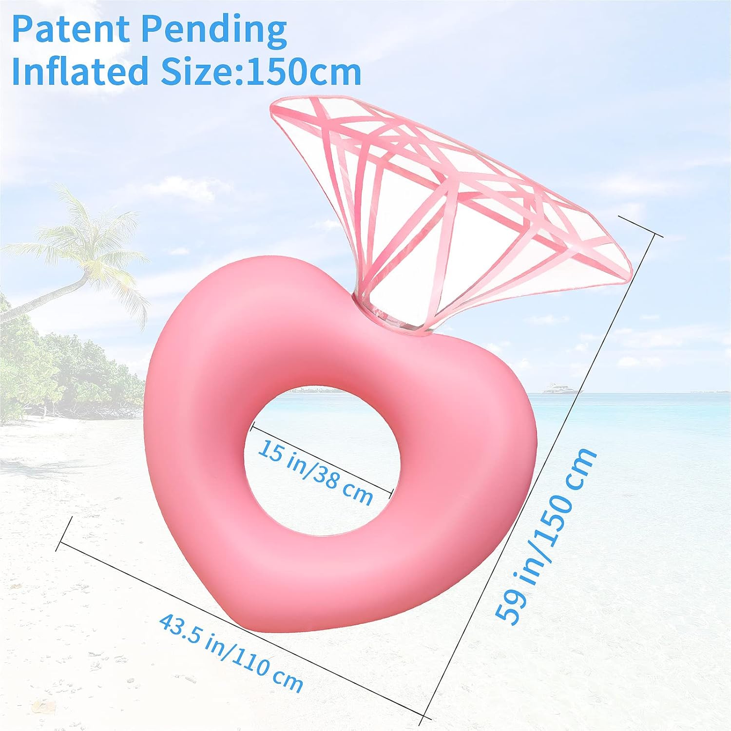 Diamond Swimming Ring Floaty P - đánh giá và giá Pool Float Ring Inflatable