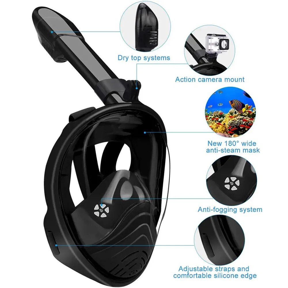 Underwater Snorkeling Full Fac - đánh giá và giá Snorkel Mask Full Face