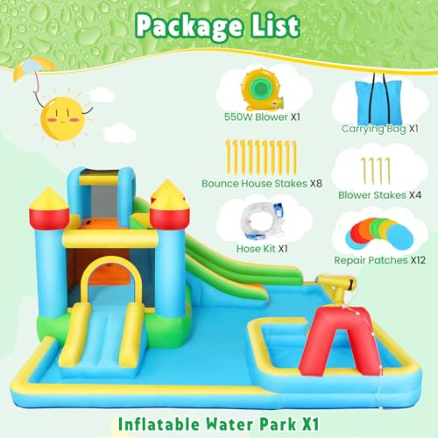 Outdoor/Indoor Bounce House Wa - đánh giá và giá Water Slide Inflatable