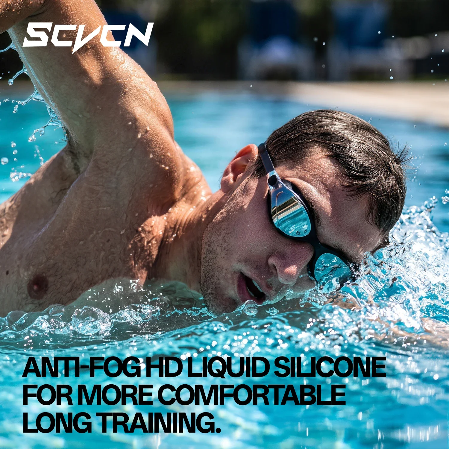SCVCN New Professional Swimmin - đánh giá và giá Swim Goggles Anti Fog Uv