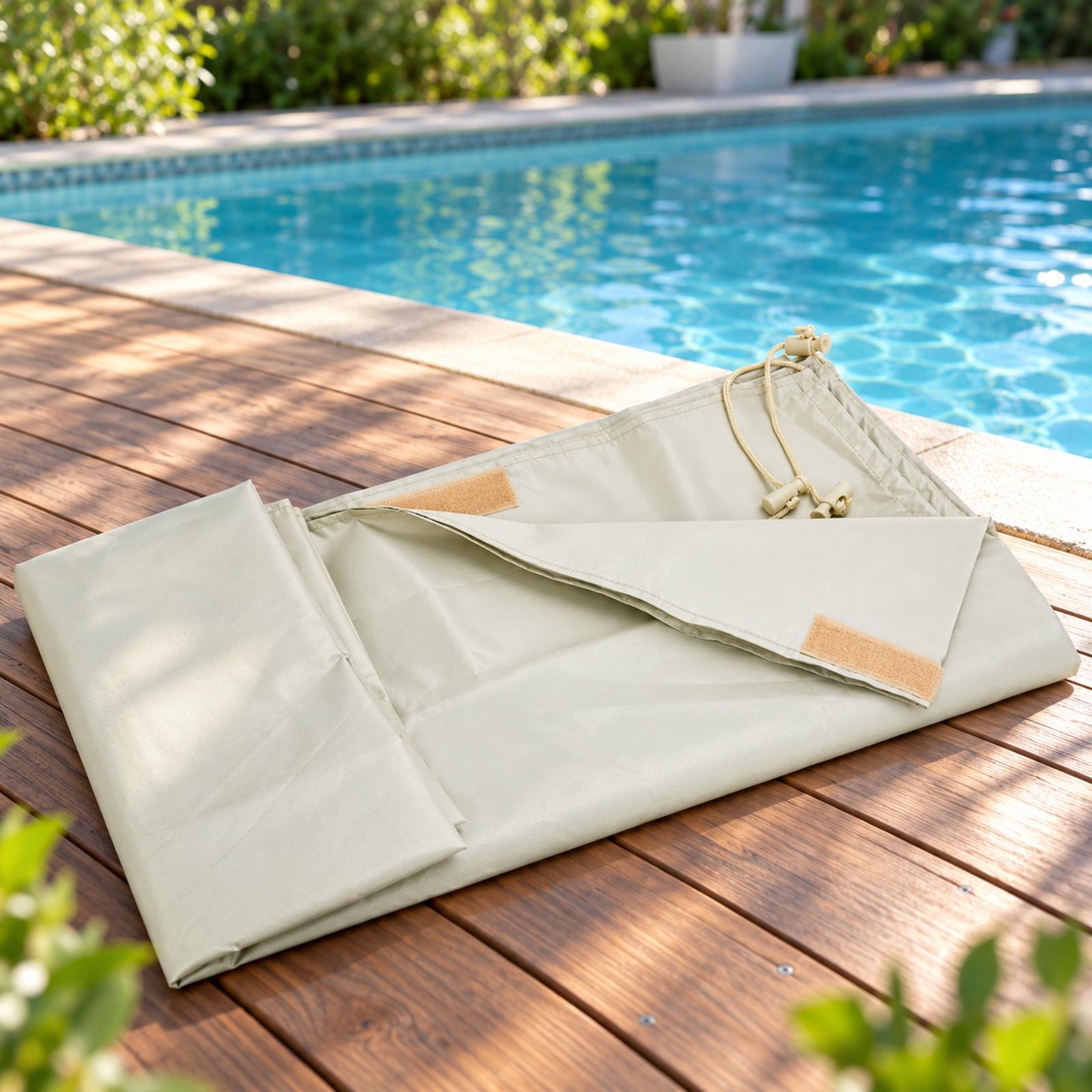 Rectangular Swimming Pool Encl - đánh giá và giá Pool Cover Waterproof