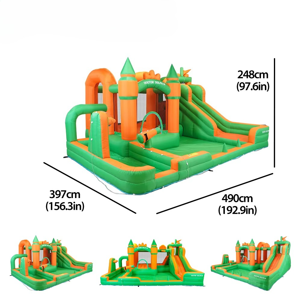 Kids' Inflatable Bouncy Castle - đánh giá và giá Water Slide Inflatable