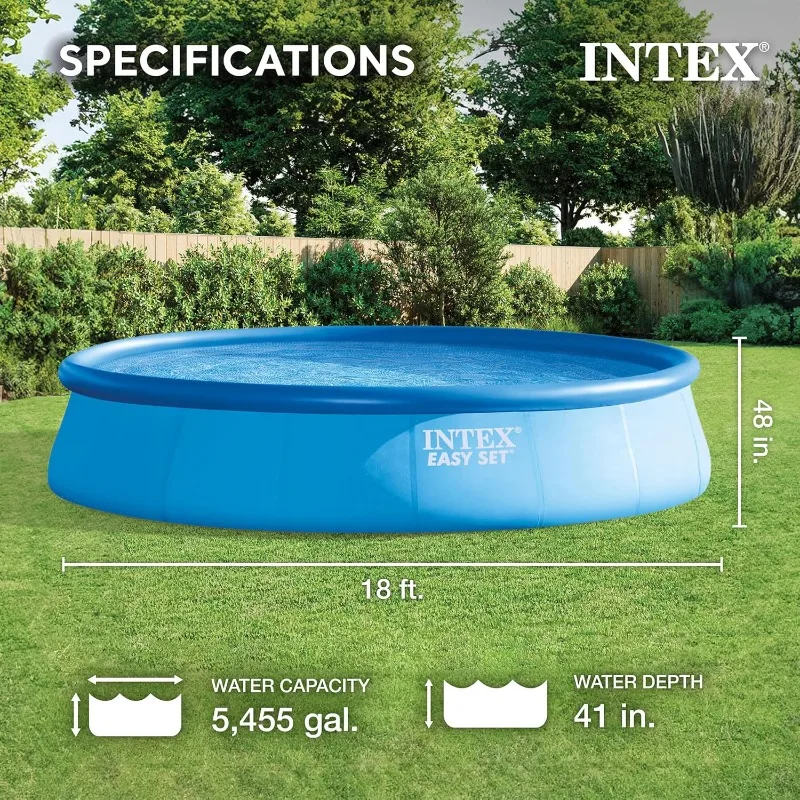 Intex Easy Set 18 Foot by 48 I - đánh giá và giá Pool Ladder Above Ground