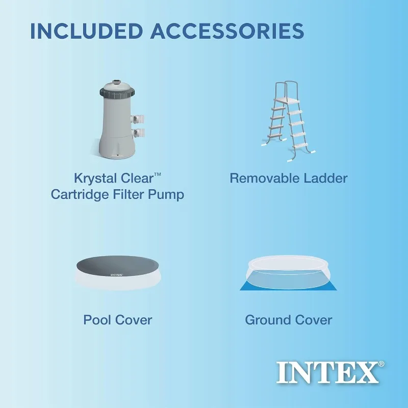 Intex Easy Set 18 Foot by 48 I - đánh giá và giá Pool Ladder Above Ground