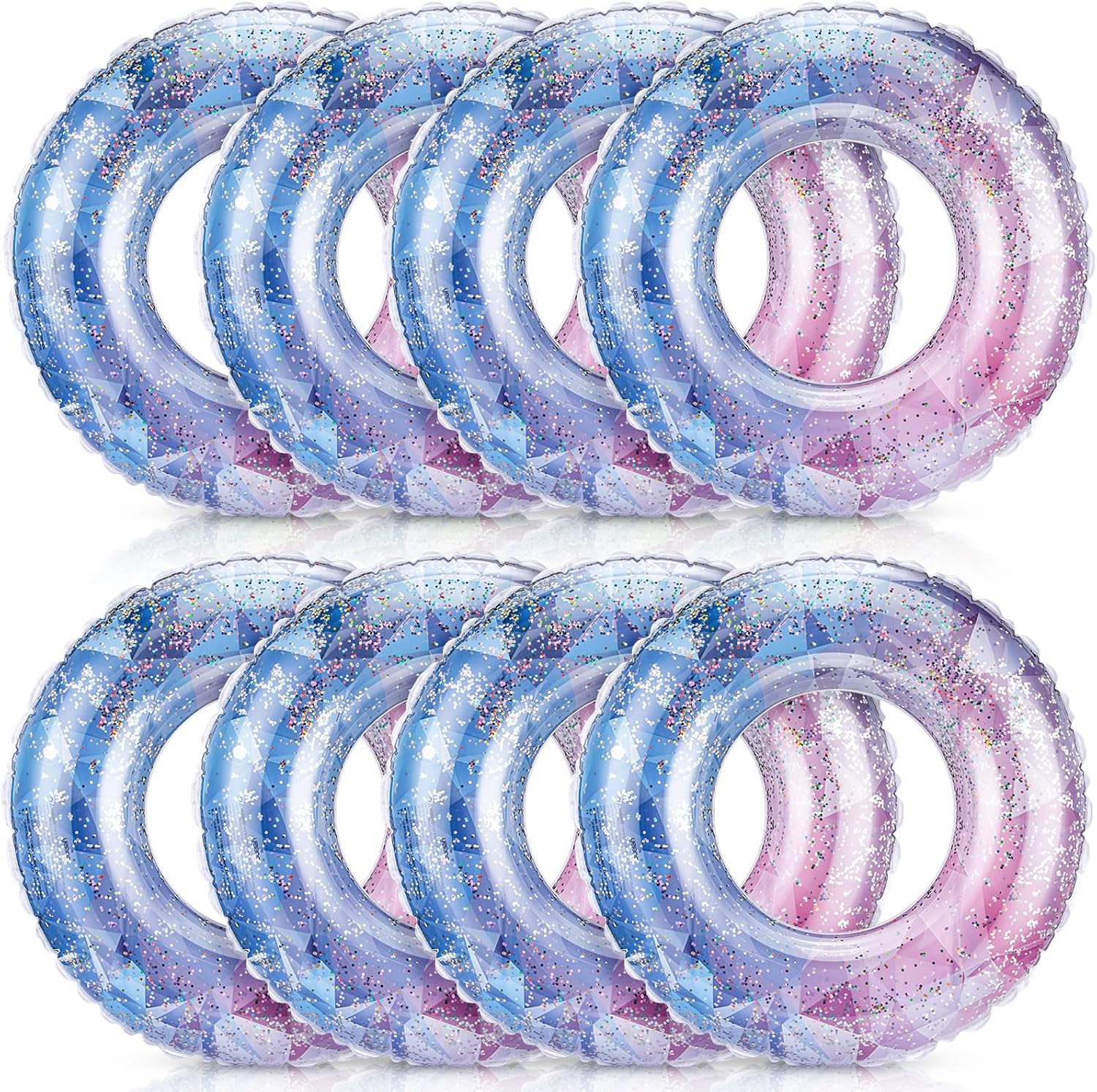 8 Pcs Inflatable Pool Floats T - đánh giá và giá Pool Float Ring Inflatable