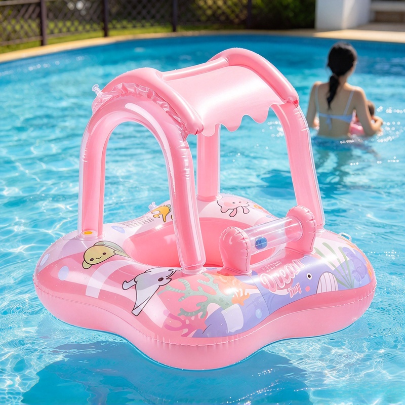 Inflatable Pool Lounger Float  - đánh giá và giá Pool Float Ring Inflatable