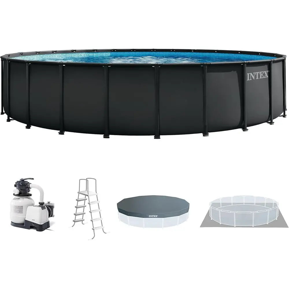 Round 24 ft x 52 in Above Grou - đánh giá và giá Pool Ladder Above Ground