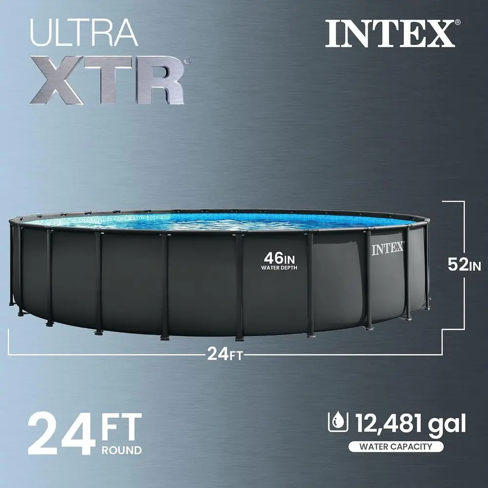 Round 24 ft x 52 in Above Grou - đánh giá và giá Pool Ladder Above Ground